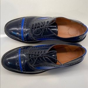 COPY - Marc Jacobs lace up Oxford flats blue